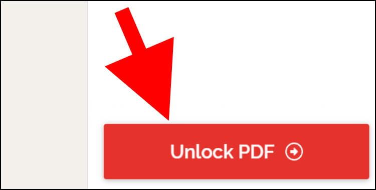 לחצו על Unlock PDF כדי להסיר את הסיסמה מהקובץ
