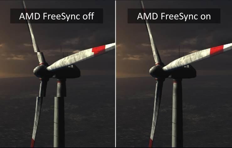 ההבדלים בין תמונה ללא FreeSync לתמונה עם FreeSync