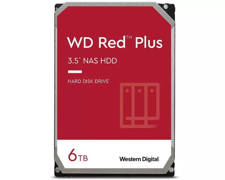 Western Digital Red Plus - כוננים קשיחים מומלצים לשרתי NAS