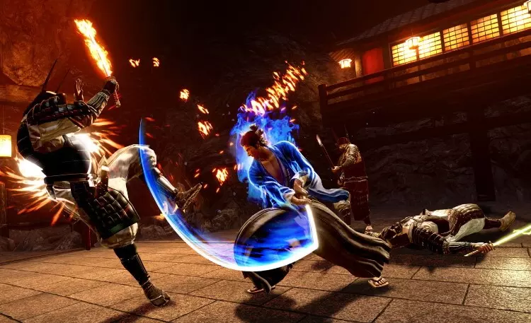קרב בין סמוראים במשחק Like a Dragon: Ishin!