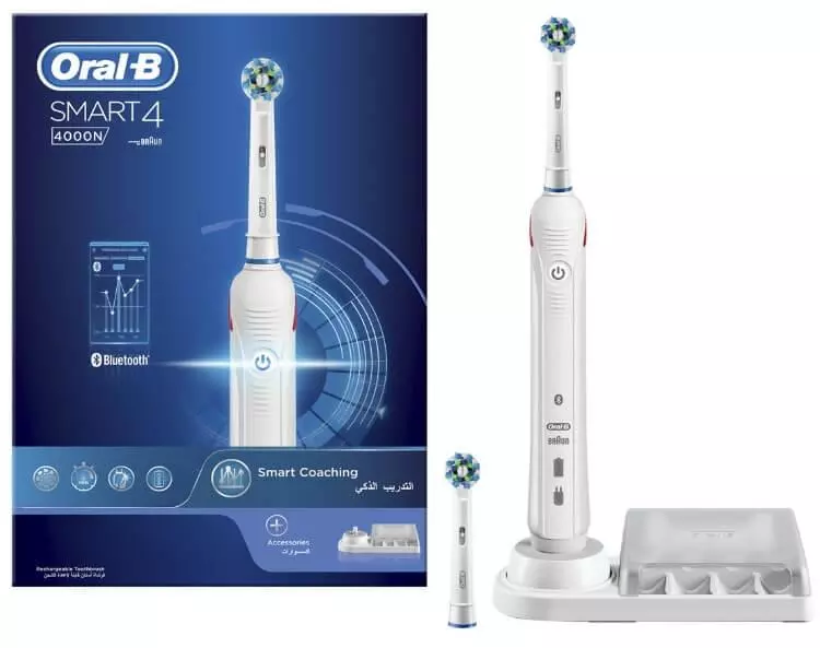 מברשת שיניים חשמלית מומלצת Oral-B Smart 4 4000N