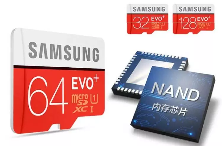 כרטיס הזיכרון סמסונג Samsung EVO+