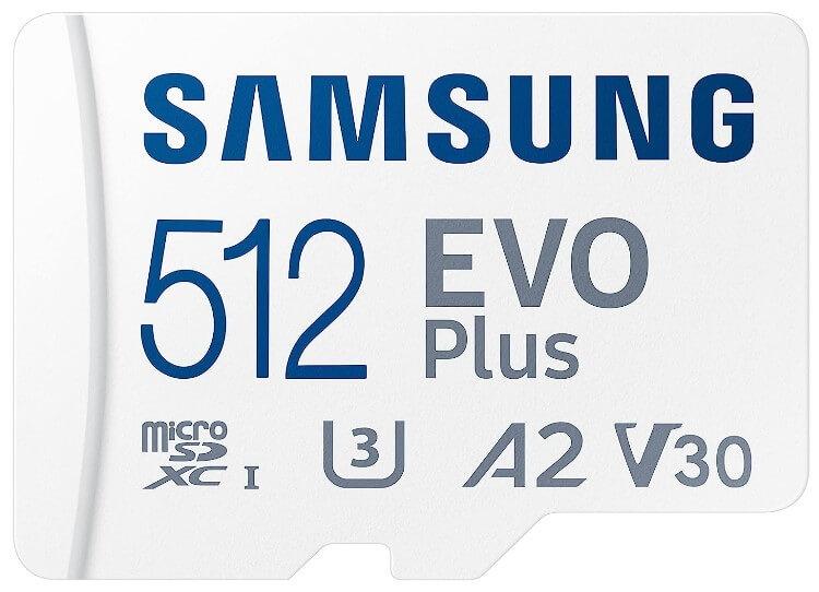 כרטיס זיכרון מומלץ ומשתלם לקונסולת המשחקים סטים דק Samsung EVO Plus UHS-I