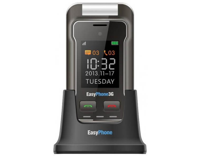 טלפון מומלץ למבוגרים EasyPhone NP-01 3G
