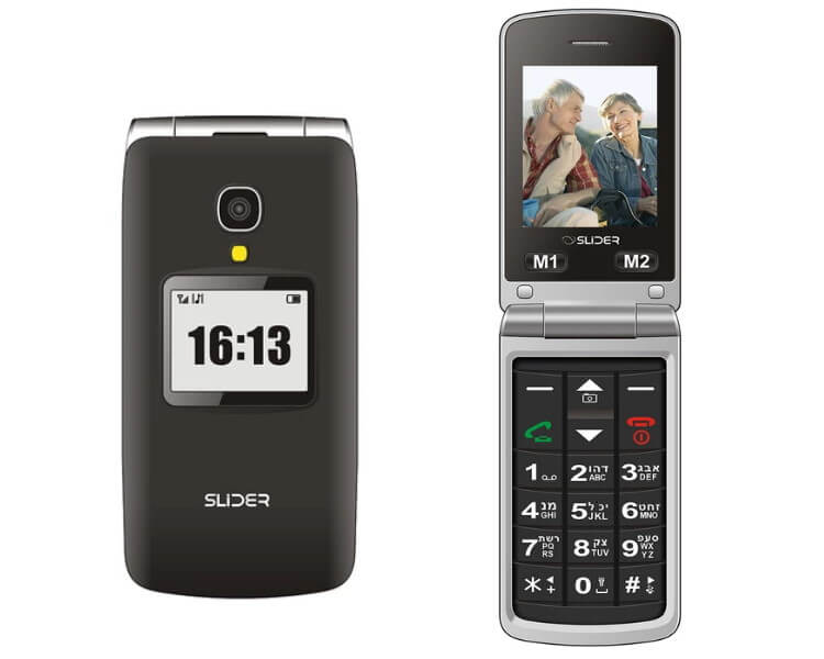 טלפון מומלץ למבוגרים Slider W50C