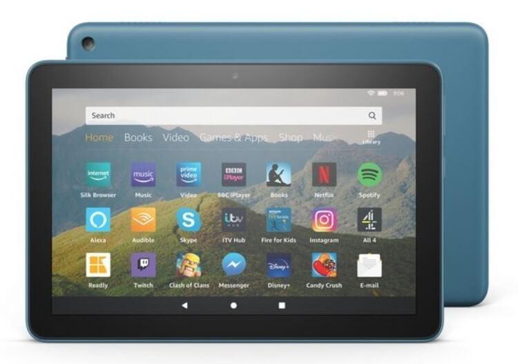 טאבלט מומלץ לילדים, מבוגרים ולשימושים בסיסיים Amazon Fire HD 8