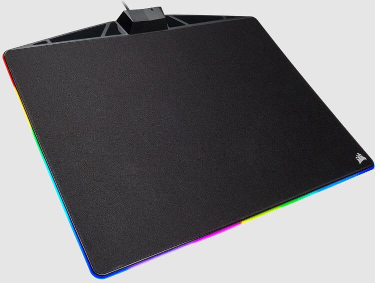 פד עכבר מומלץ לגיימרים Corsair MM800C RGB POLARIS Cloth Edition