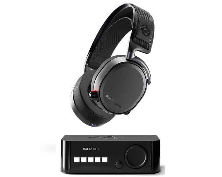 אוזניות גיימינג אלחוטיות לקונסולות המשחק פלייסטיישן 4 ופלייסטיישן 5 Arctis Pro Wireless