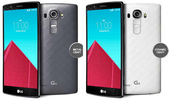 LG G4 בכיסוי מתכתי/