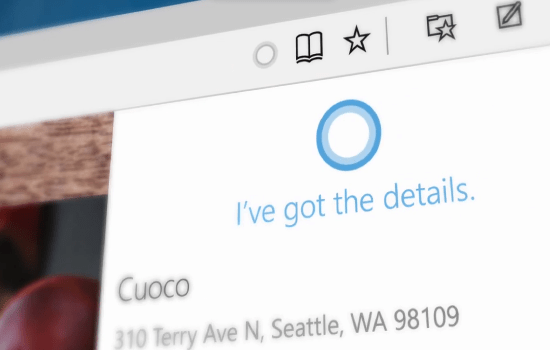 Cortana היועצת הקולית בדפדפן החדש של מיקרוסופט Edge/
