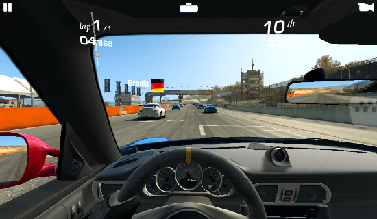 המשחק Real Racing 3 עובד מעולה על ה- Galaxy S6/