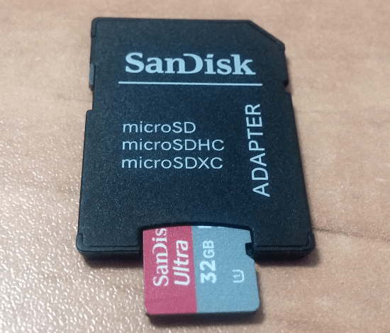 מתאם micro sd card/