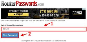 Where To Find Router Password כיצד להיכנס לממשק הראוטר במידה ושכחתם את שם המשתמש והסיסמא - Y4PC