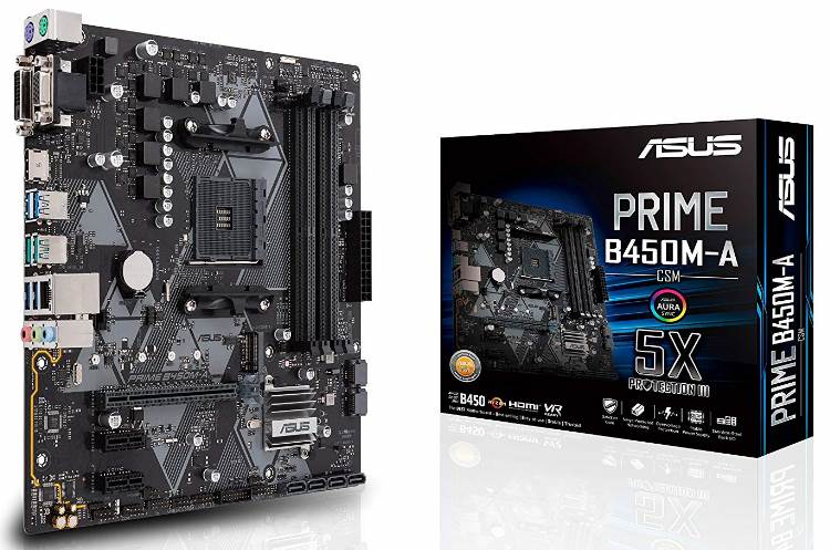 לוח אם לגיימינג Asus PRIME B450M-A