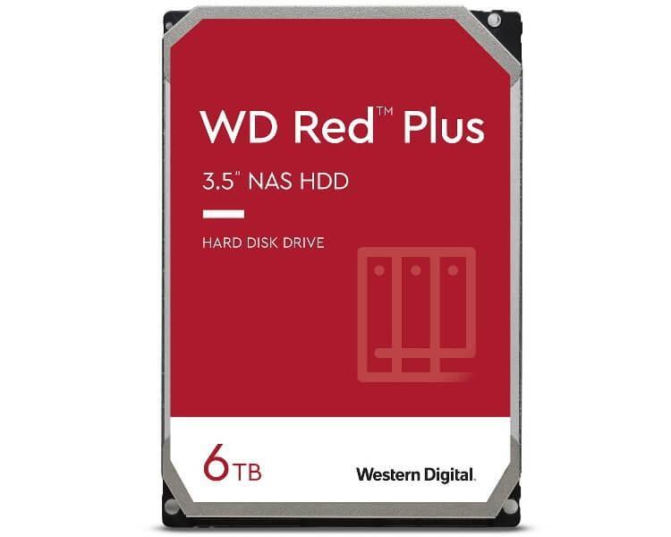 Western Digital Red Plus - כוננים קשיחים מומלצים לשרתי NAS