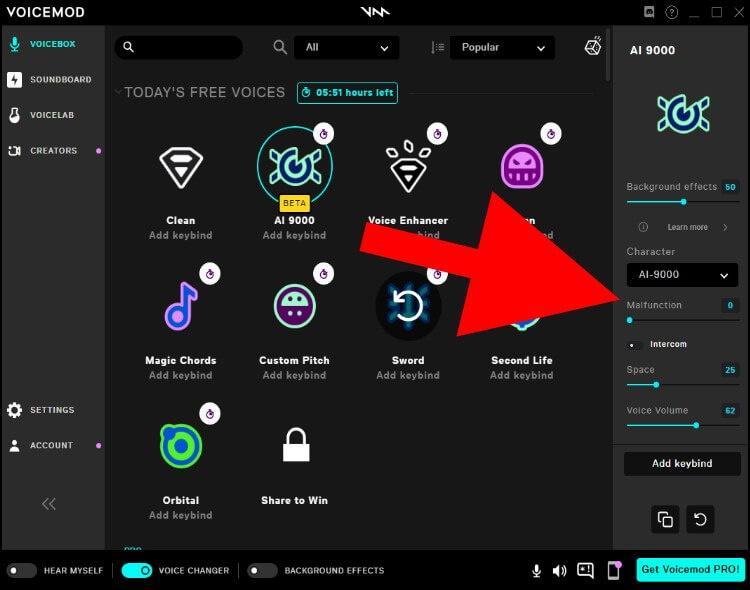VOICEMODE מאפשרת להתאים את הקול לפי העדפה אישית