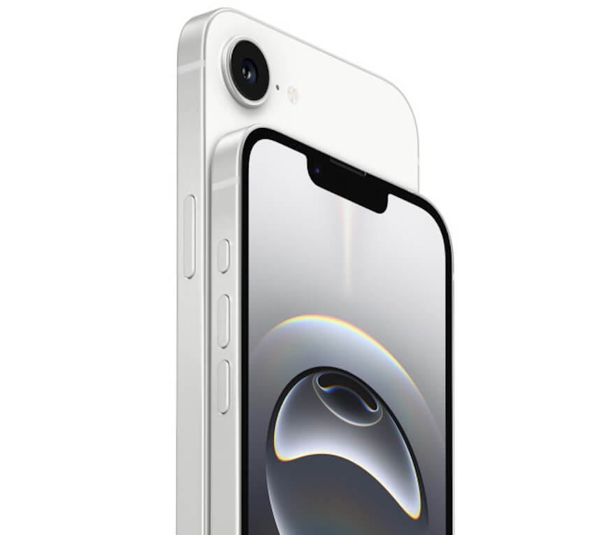 צילום של ה- iPhone 16e מקדימה ומאחורה