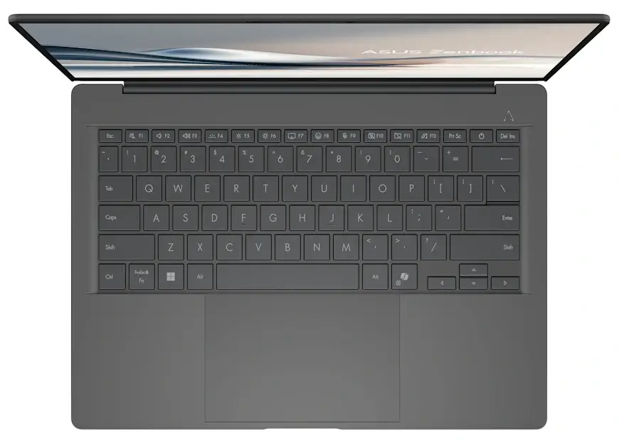 המקלדת של ה- Zenbook UX3407