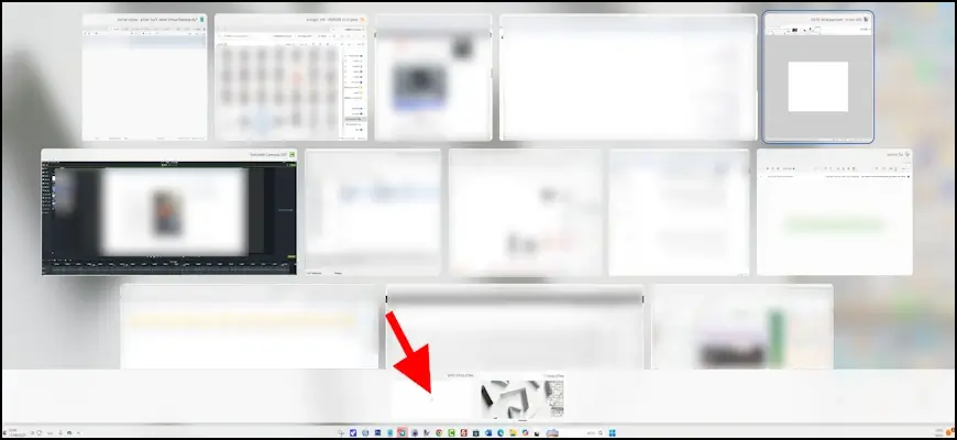 שולחן עבודה וירטואלי ב- Windows