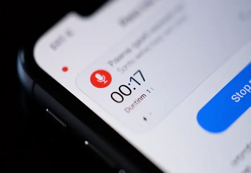 הודעה קולית באייפון