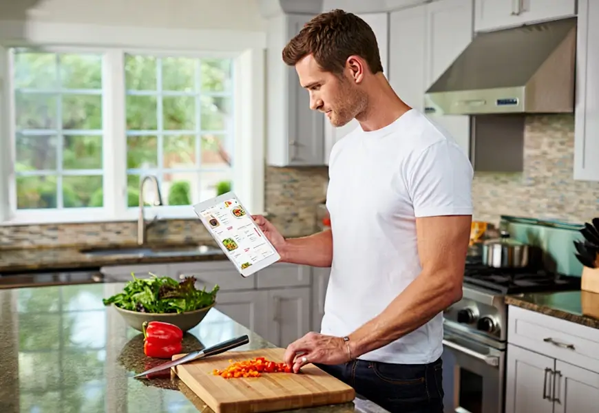 אייפד כעוזר דיגיטלי במטבח