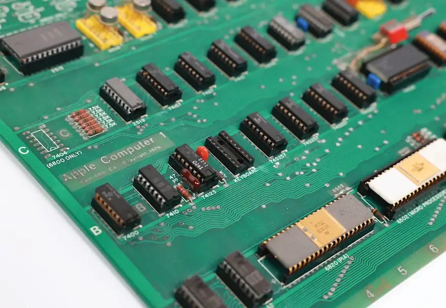 לוח האם Apple-1 Prototype Board #0 מקרוב