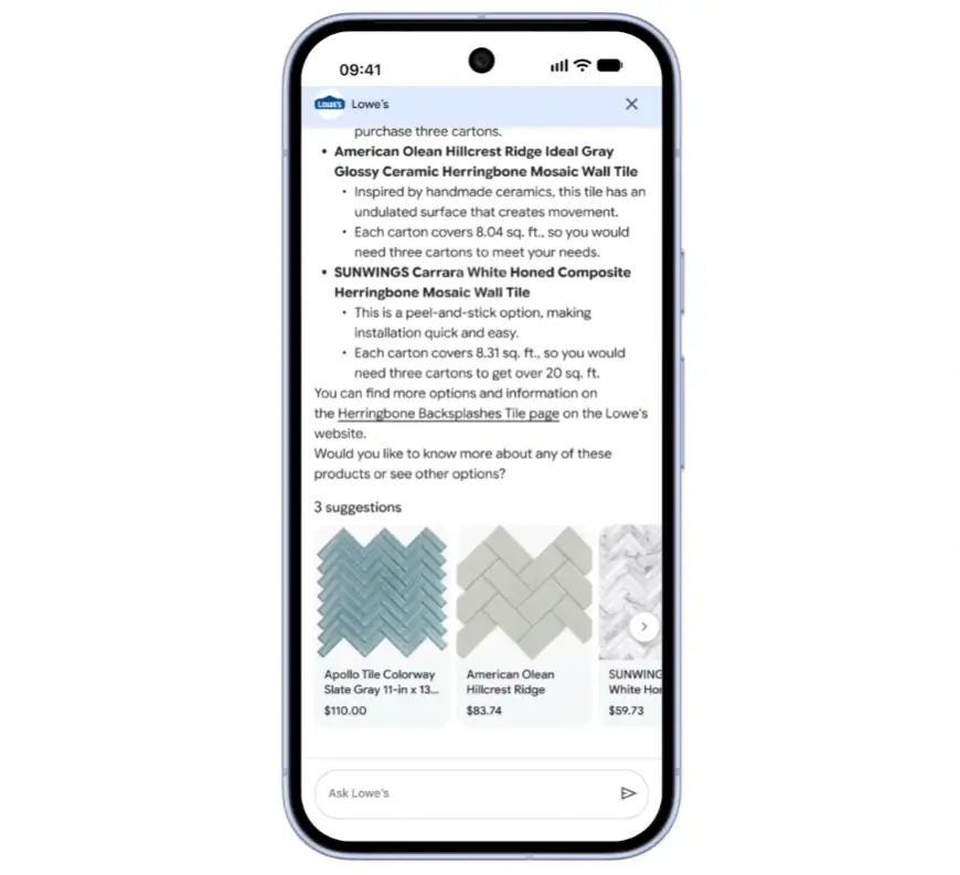 נציג מכירות AI שעונה על שאלות המשתמש