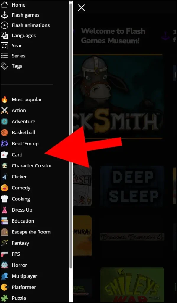 קטגוריות של משחקי פלאש