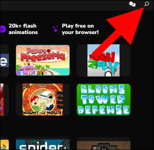 חיפוש משחקי פלאש