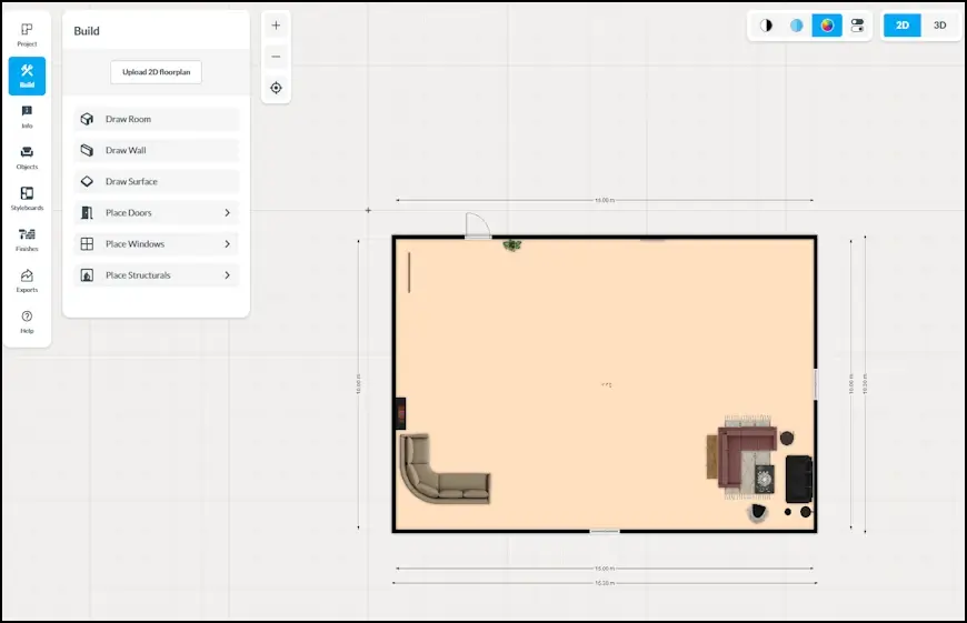 הכלי לעיצוב חדרים