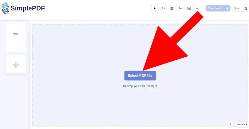 העלו את קובץ ה- PDF שתרצו למלא או לערוך