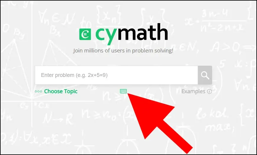 מקלדת מתמטית וירטואלית