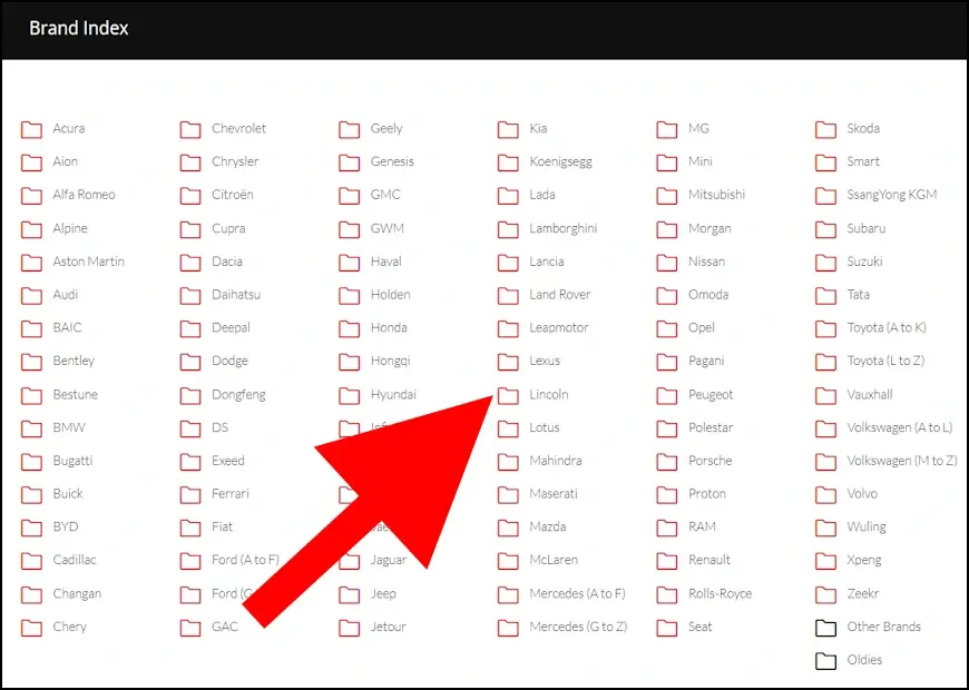 בחרו יצרנית רכב