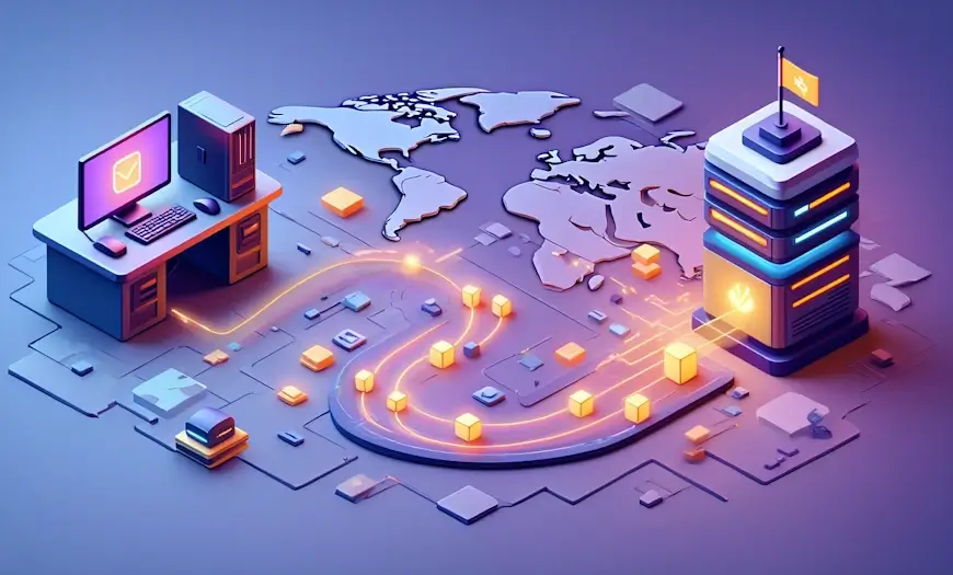 פינג בין המחשב לשרת המשחק