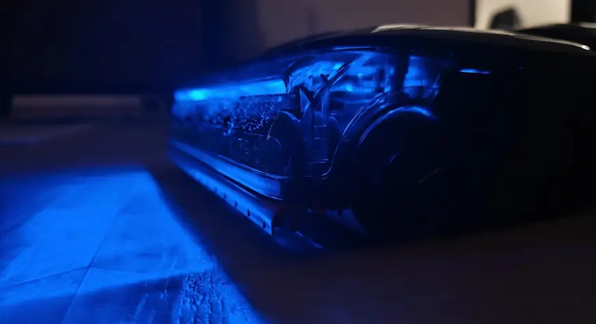 התאורה הכחולה ב- H16 Pro Steam