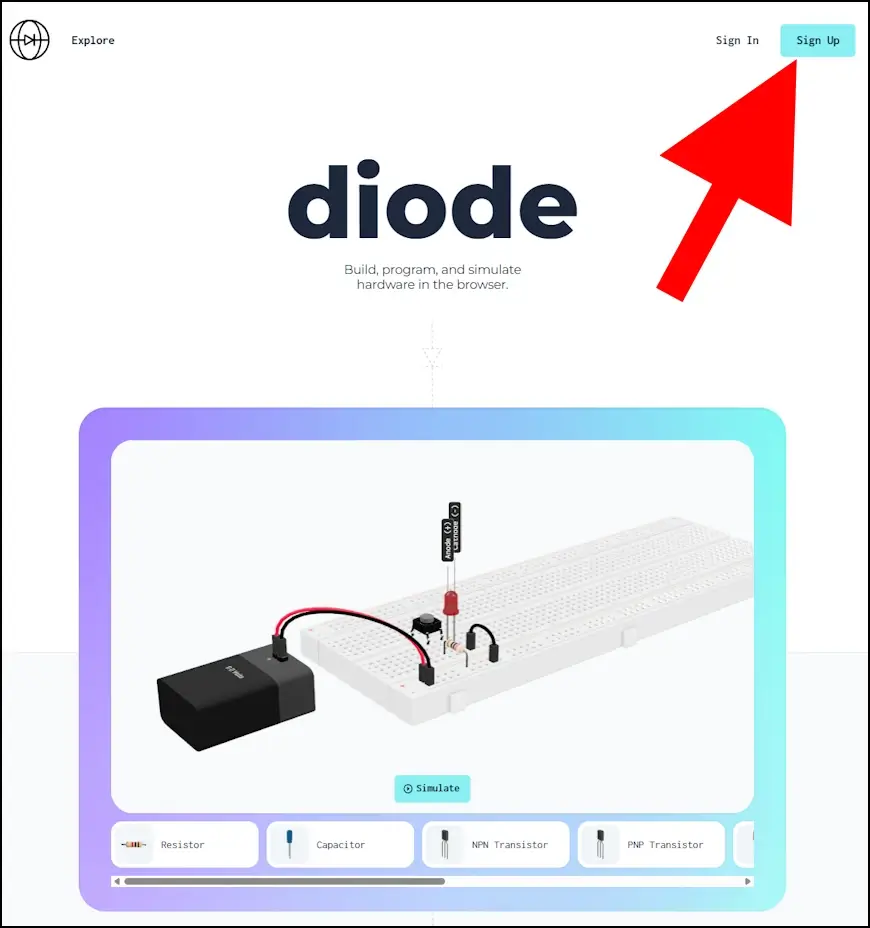 הירשמו לאתר diode