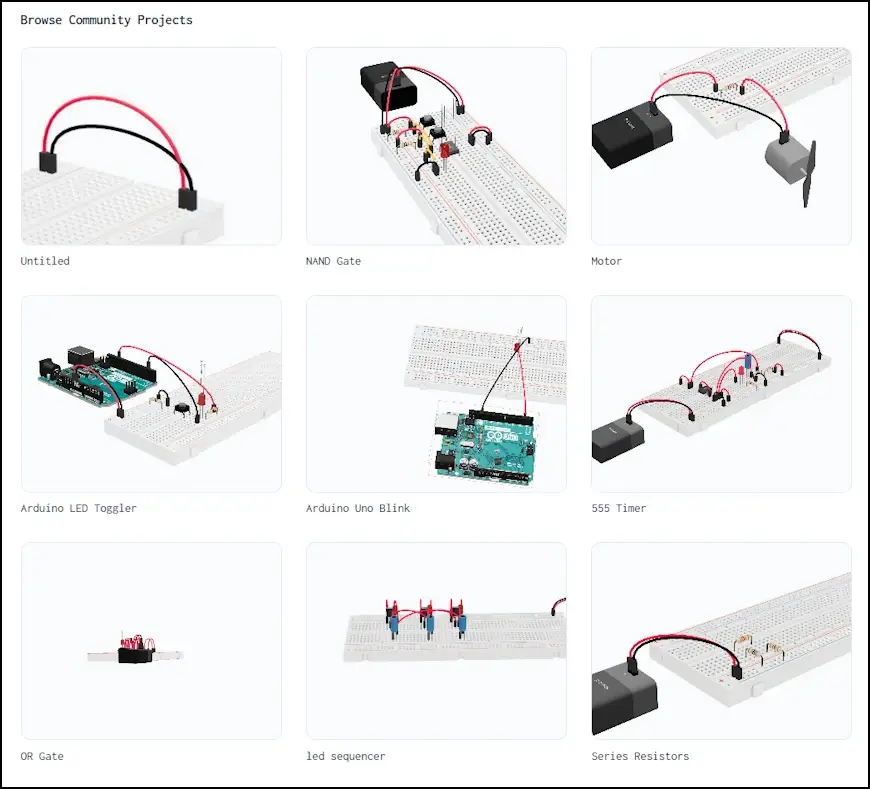 בחרו פרויקט קיים באתר Diode