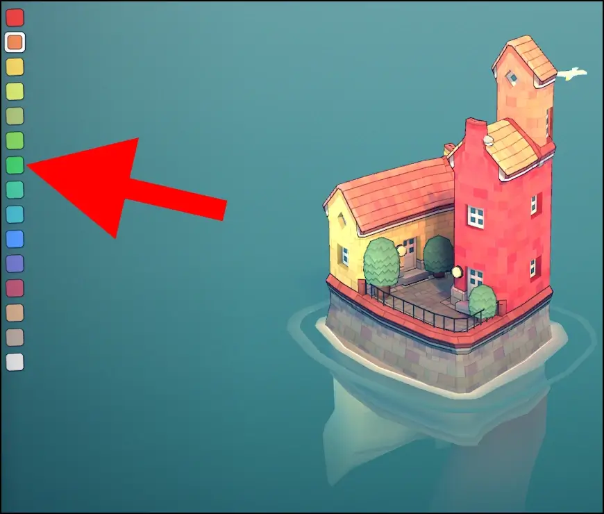 בחרו את צבע המבנה המועדף במשחק Townscaper