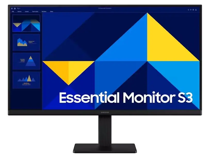 מסך מחשב משרדי מומלץ Samsung Essential Monitor S3 S27D300GAM