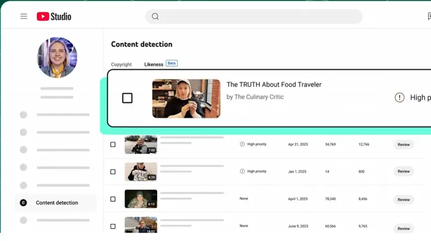 זיהוי תוכן מזוייף ביוטיוב סטודיו