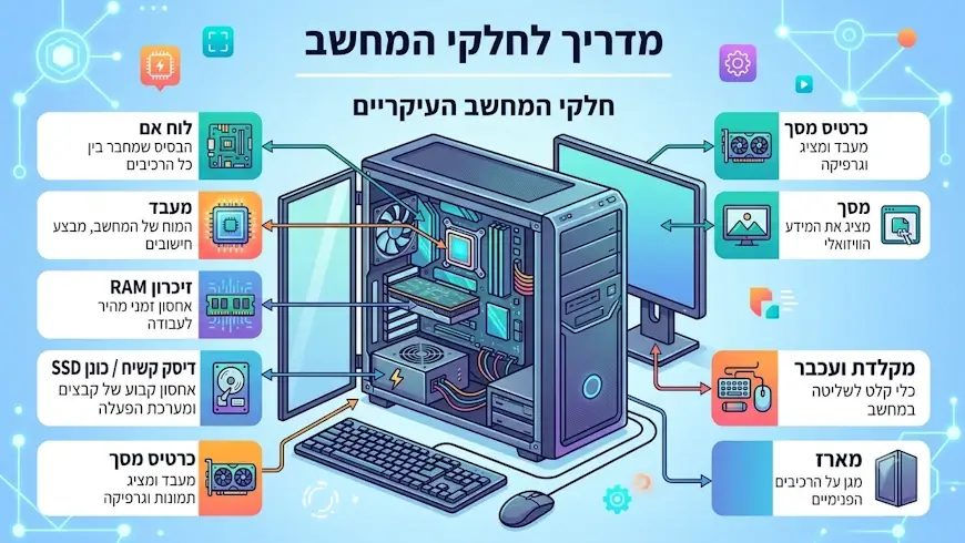 מדריך לרכיבי המחשב