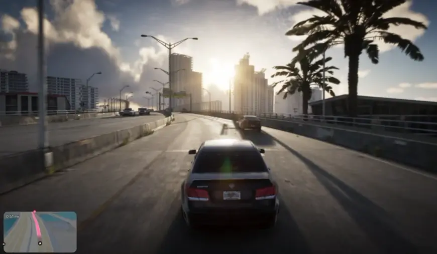 נהיגה בכביש ראשי ב- GTA 6