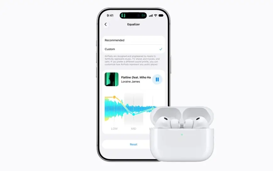 אקולייזר מותאם אישית ב- iOS 27