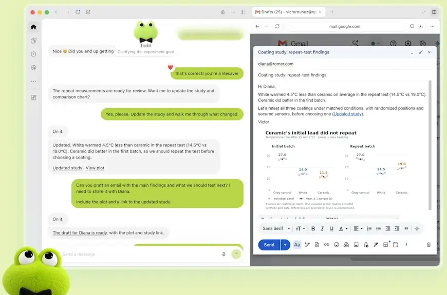 סוכני Dots מעדכנים ניתוחים מדעיים ומחקרים בהתאם לממצאים ולנתונים חדשים
